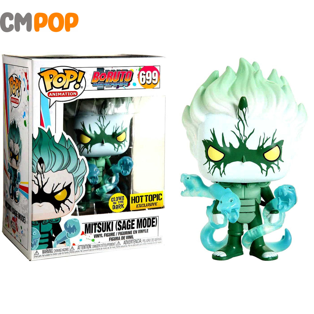 Mitsuki (Sage Mode)- #699 - Funko Pop! - Boruto - GITD - Hot Topic Exclusive Funko Pop