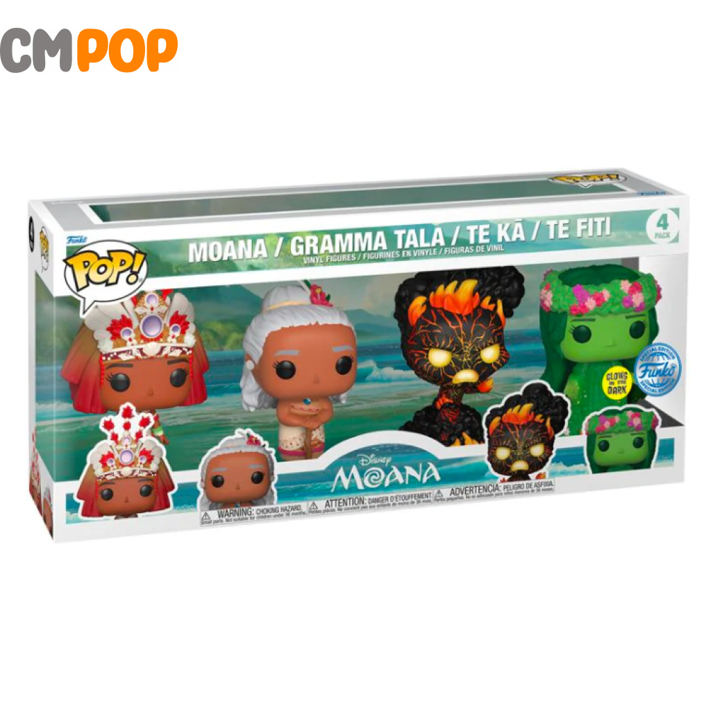 Moana - Funko Pop! Disney 4Pk Pop