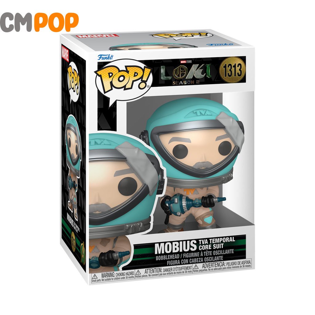 Mobius Tva Temporal Core Suit - #1313 Funko Pop! Marvel Loki Season 2 Pop