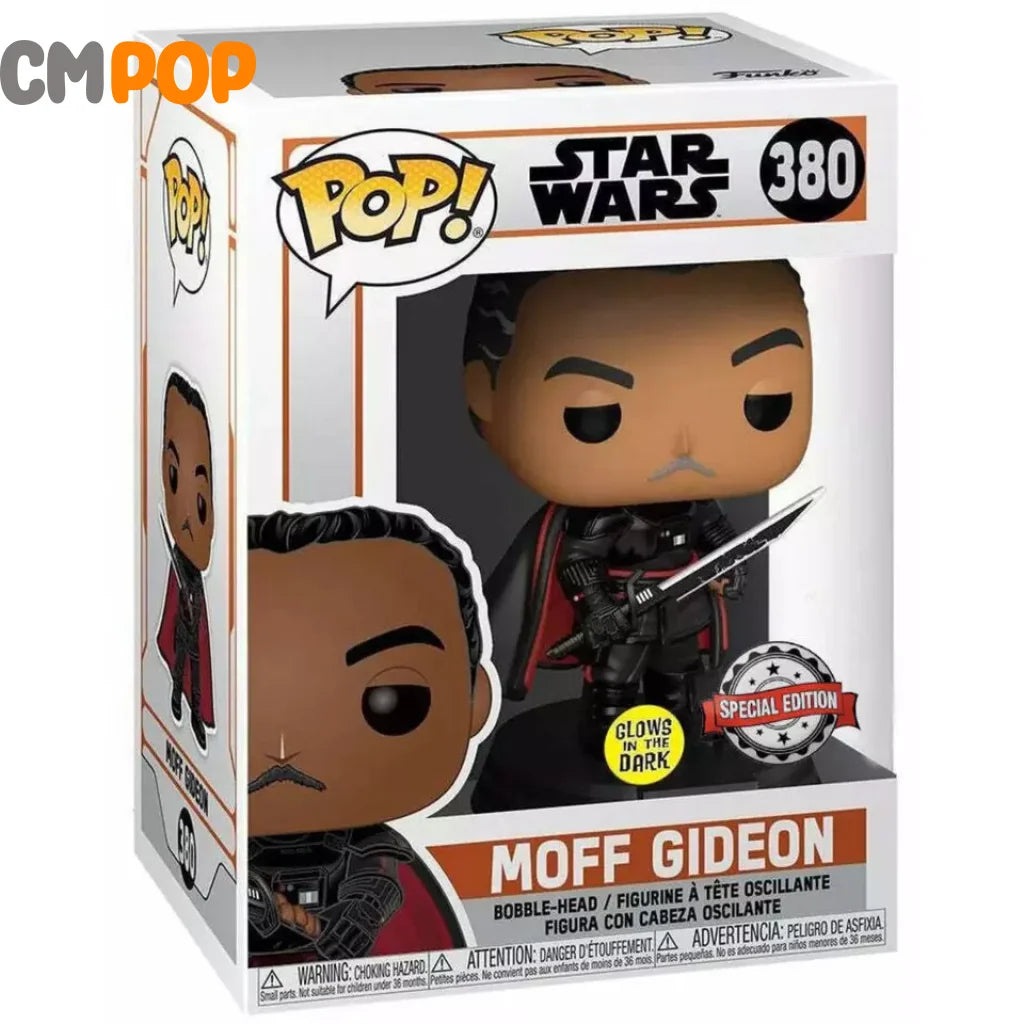 Moff Gideon - #380 Funko Pop! Star Wars Glows In The Dark Special Edition