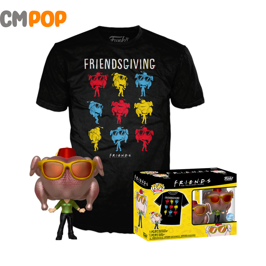 Monica With Turkey And Tee - Friends Funko Pop! Large