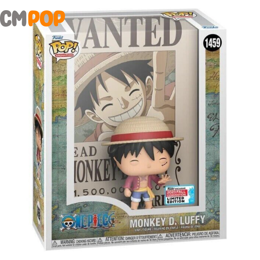 Monkey D. Luffy Poster - #1459 Funko Pop! One Piece Nycc 2023 Exclusive Pop