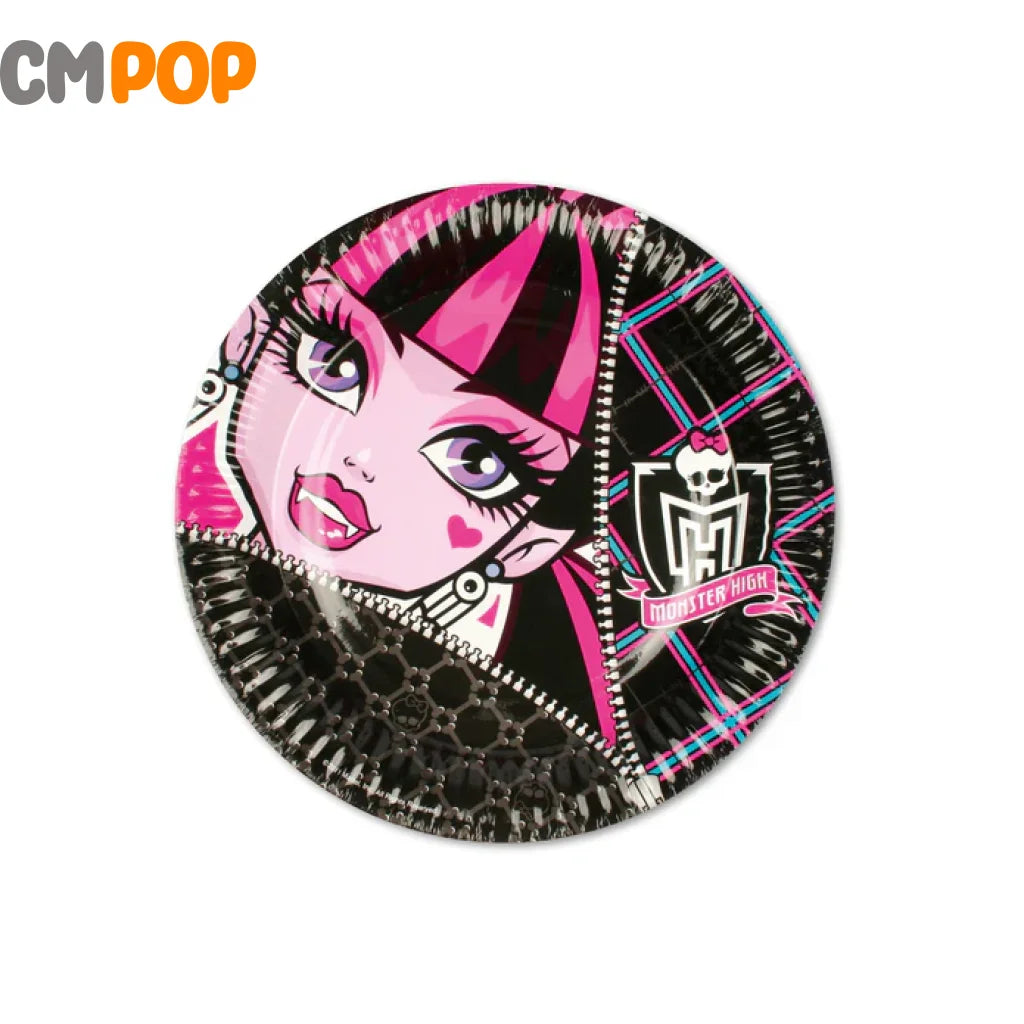 Monster High Party 23cm Plates 8-Pack Party Supplies