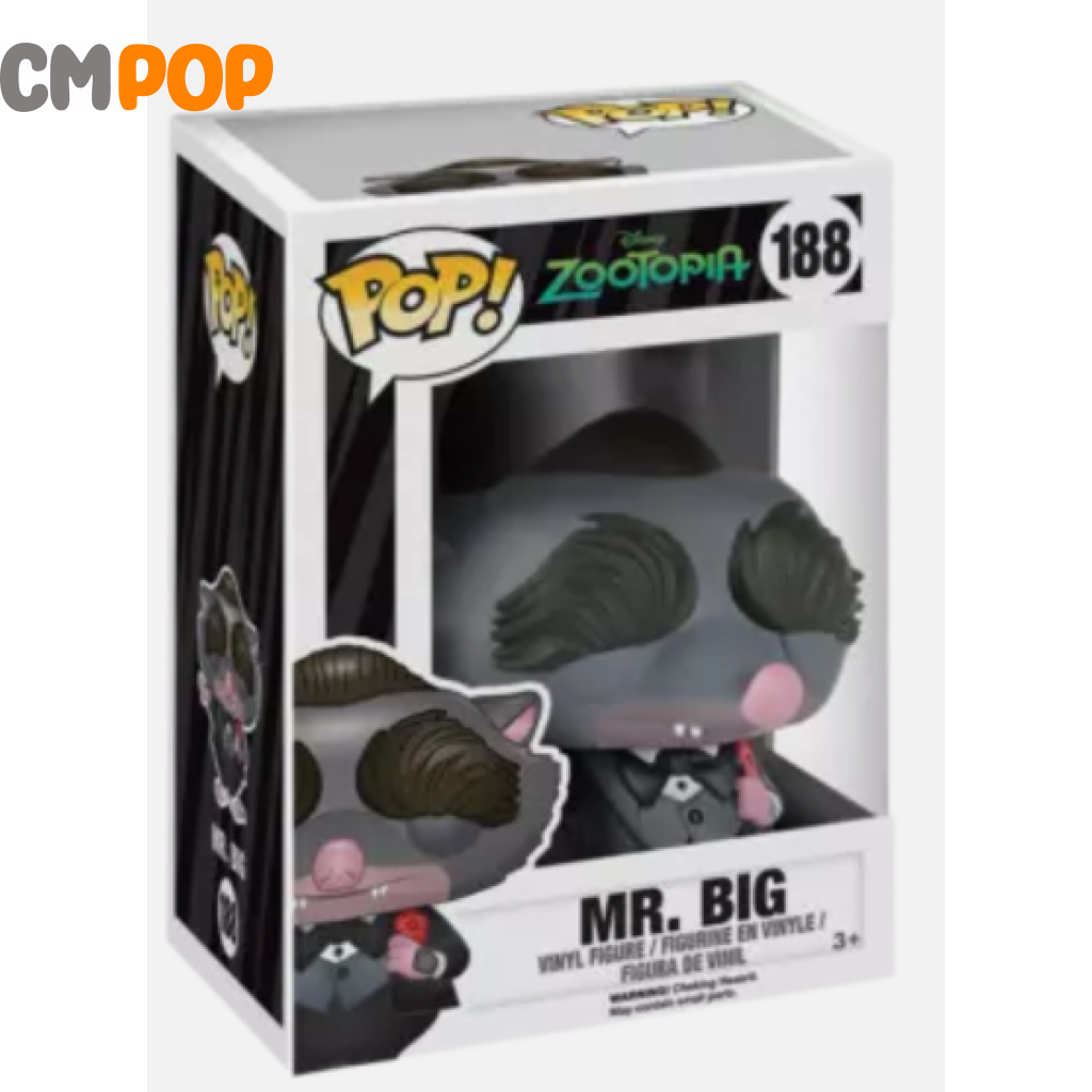 Mr.big - #188 Funko Pop! Disney Zooptopia Pop