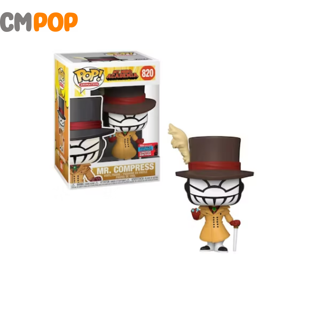 Mr Compress - My Hero Academia #820 Funko Pop! 2020 Fall Convention- Limited Edition Pop