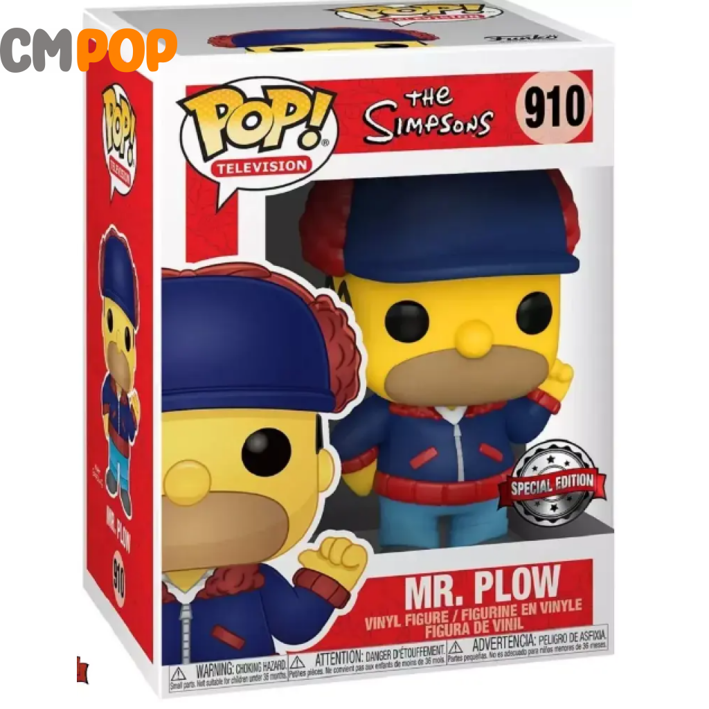Mr Plow - #910 Funko Pop! The Simpsons Special Edition Exclusive Pop