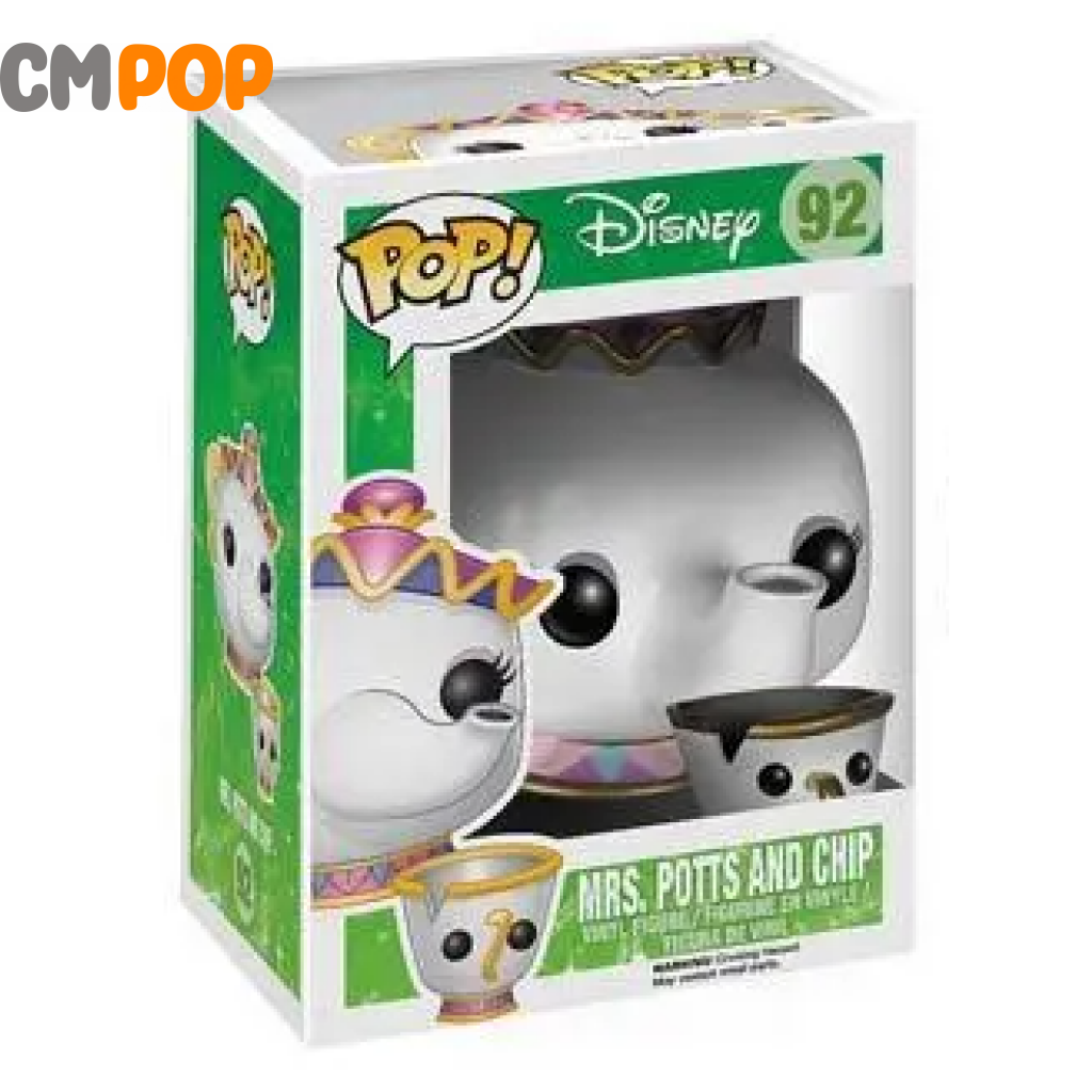Mrs Potts & Chip - #92- Funko Pop! Disney Beauty The Beast Pop