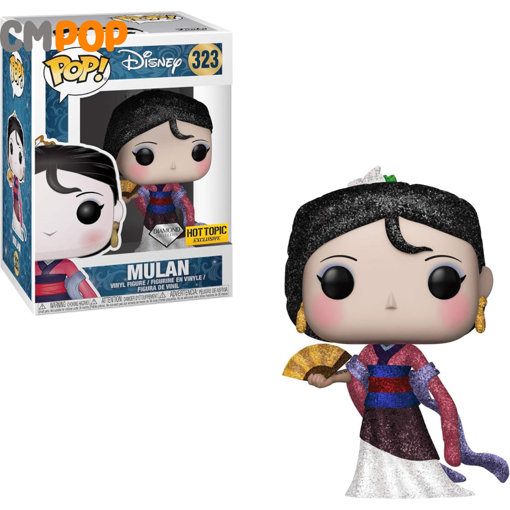 Mulan - #323 Funko Pop! Disney Diamond Collection Hot Topic Exclusive Pop