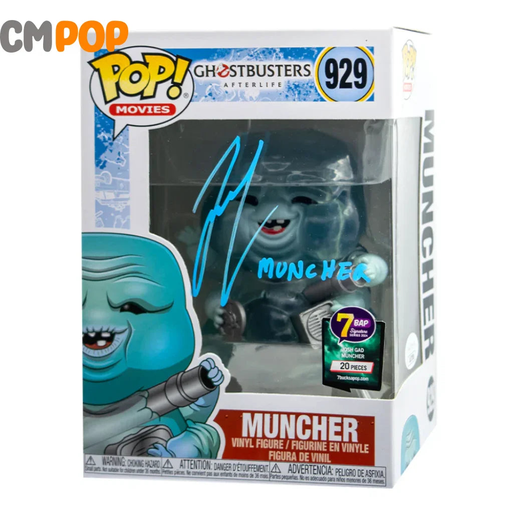 Muncher - #929 - Funko Pop! - Ghostbusters Afterlife - 7 BAP - 20 PCS - Signed POP! - Signed By Josh Gad Funko Pop