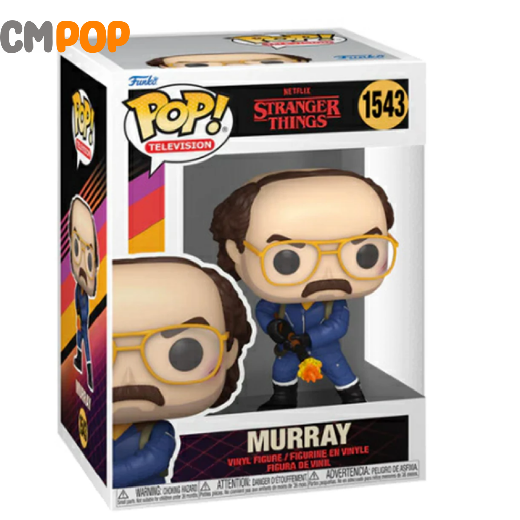 Murray With Flamethrower - #1543 Funko Pop! Stranger Things Pop