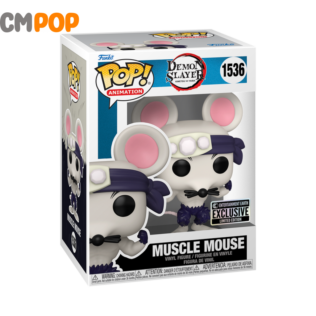 Muscle Mouse - #1536 Funko Pop! Demon Slayer Entertainment Earth Exclusive Pop