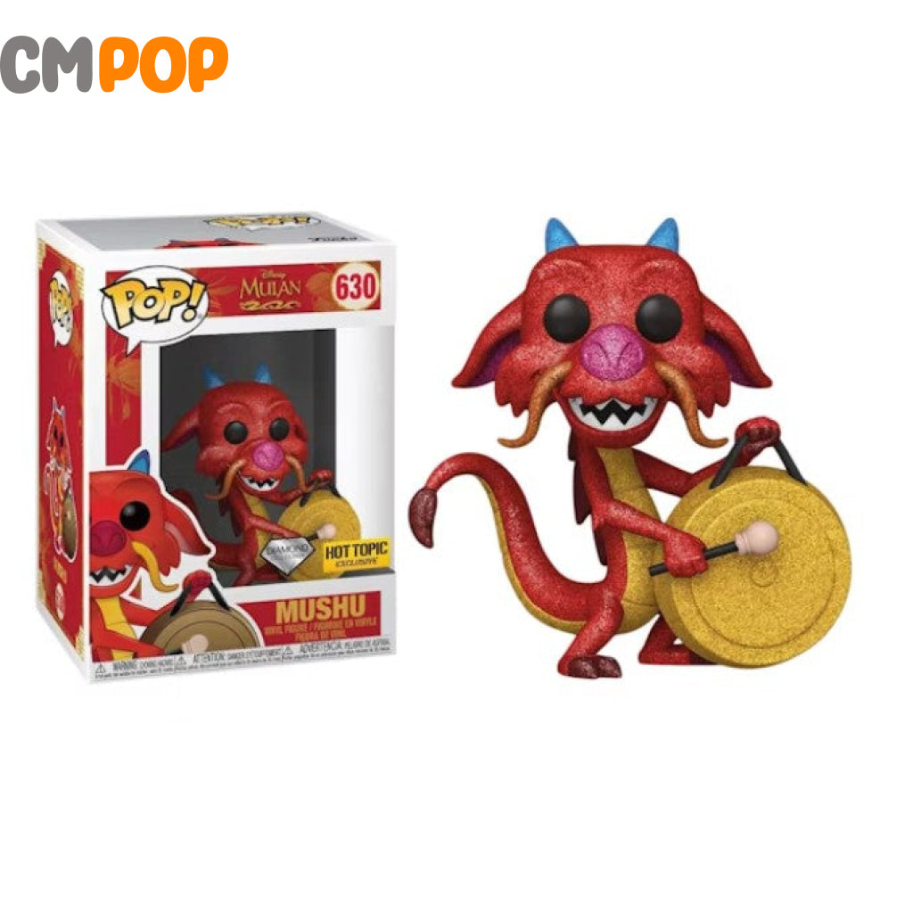 Mushu- #630 - Funko Pop! Disney Mulan Diamond Collection Hot Topic Exclusive Pop