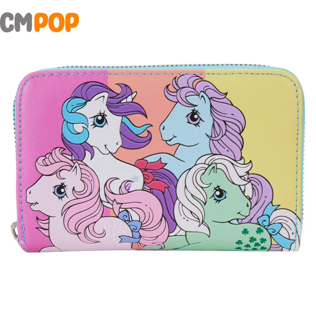 My Little Pony Colour Block Zip Around Wallet - Loungefly