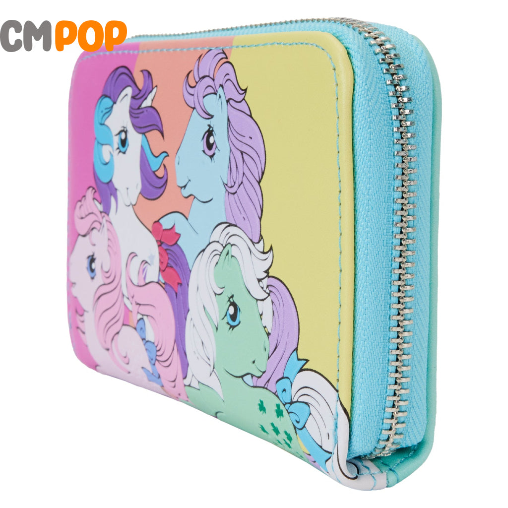 My Little Pony Colour Block Zip Around Wallet - Loungefly