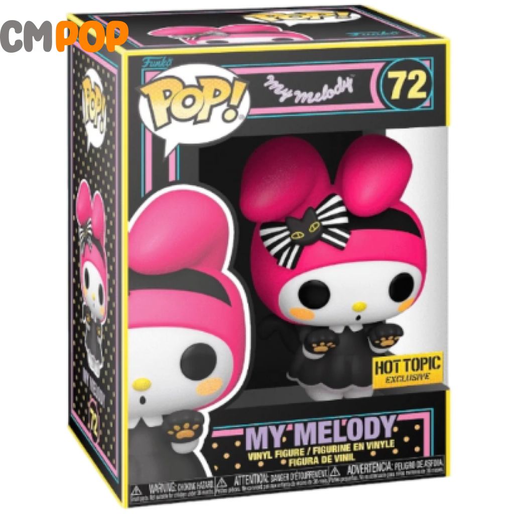 My Melody Blacklight - #72 Funko Pop! Hot Topic Exclusive Pop