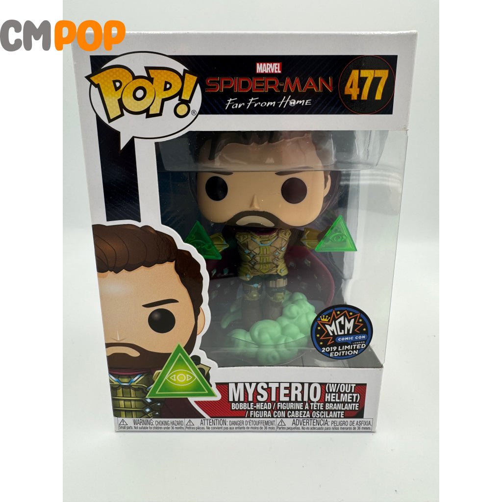 Mysterio (W/Out Helmwt) - #477- Funko Pop! Marvel Mcm Comic Con 2019 Limited Edition Pop