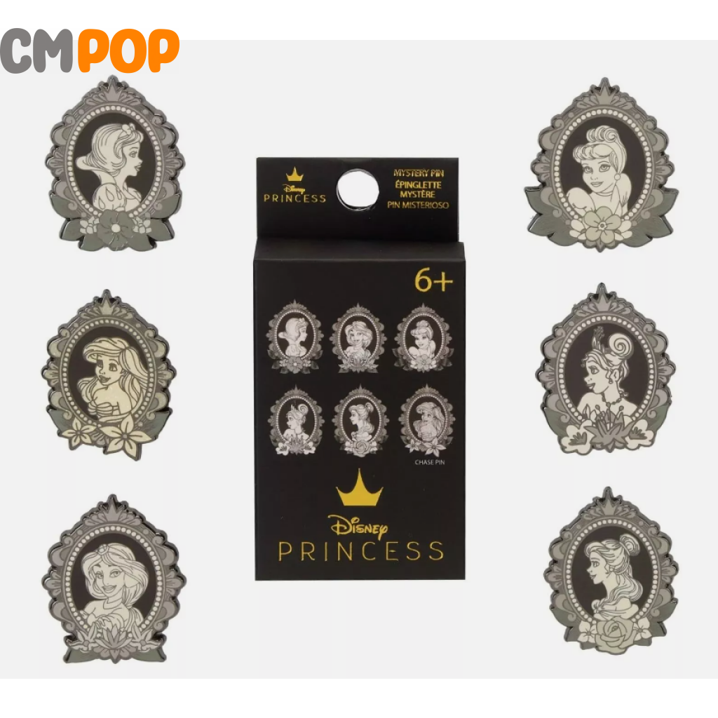 Mystery Pin Princess Cameo Porcelain Portraits - Disney Loungefly Pins Funko Pop