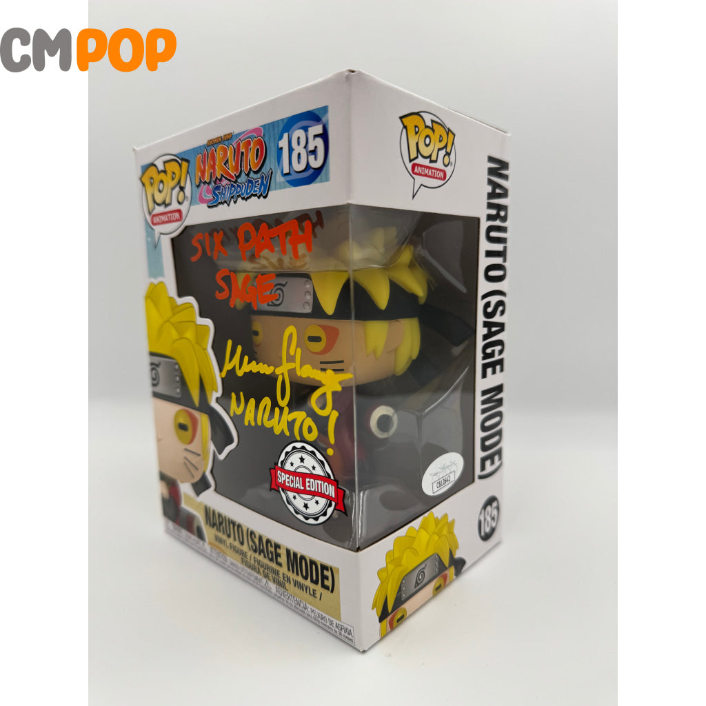 Naruto (Sage Mode) - #185 Funko Pop! Animation Shippuden Special Edition Exclusive Signed By Maile