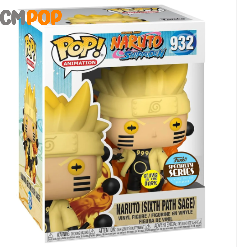 Naruto Six Path Sage Gitd - #932 - Funko Pop! Speciality Series Pop