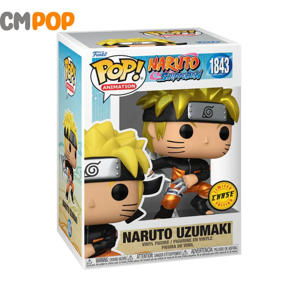 Naruto Uzumaki - #1843 Funko Pop! Animation Shippuden With Chase Metallic