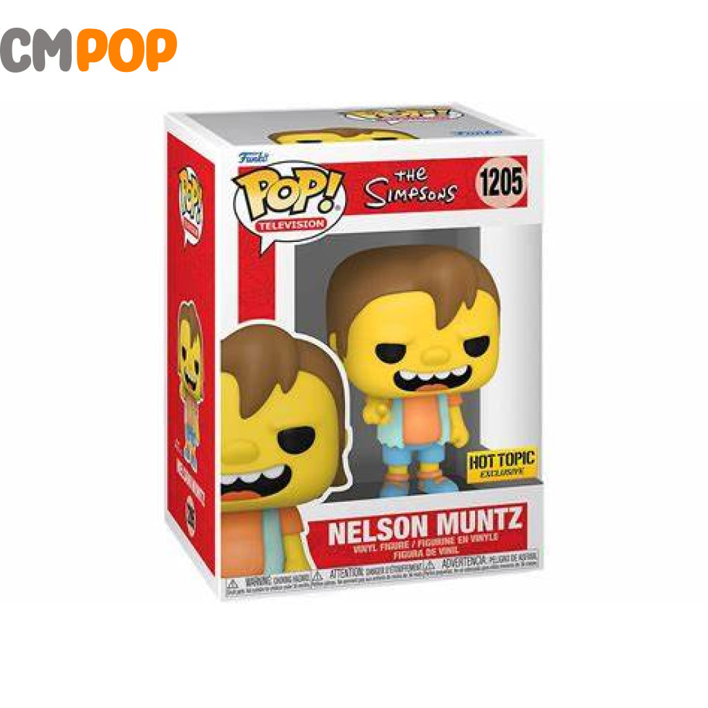 Nelson Muntz - #1205 - Funko Pop! - The Simpsons - Hot Topic Exclusive Funko Pop