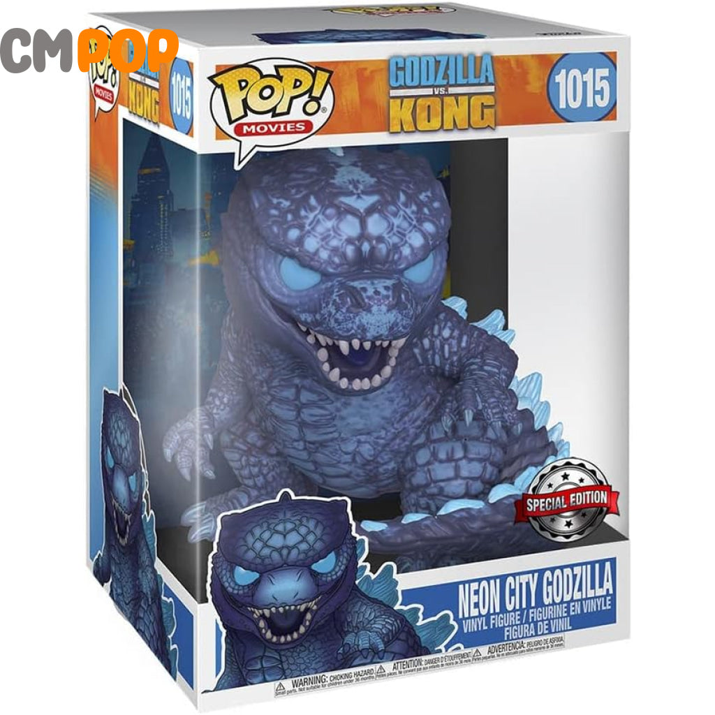 Neon City Godzilla - #1015 Funko Pop! Deluxe Movies Vs Kong Special Edition Pop