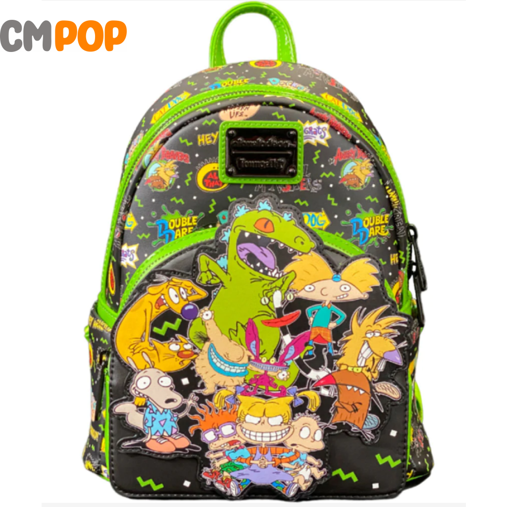 Nickelodeon Retro Characters Logo M-Backpack - Loungefly
