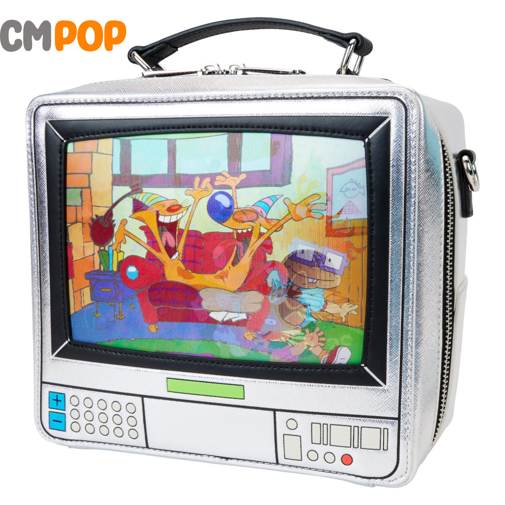 Nickelodeon Retro Tv Lenticular Crossbody Bag - Loungefly