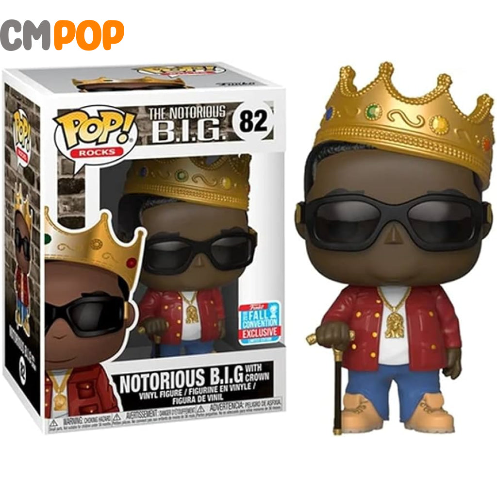 Notorious B.i.g With Crown - #82 Funko Pop! The Big Fall Convention 2018 Limited Edition Pop