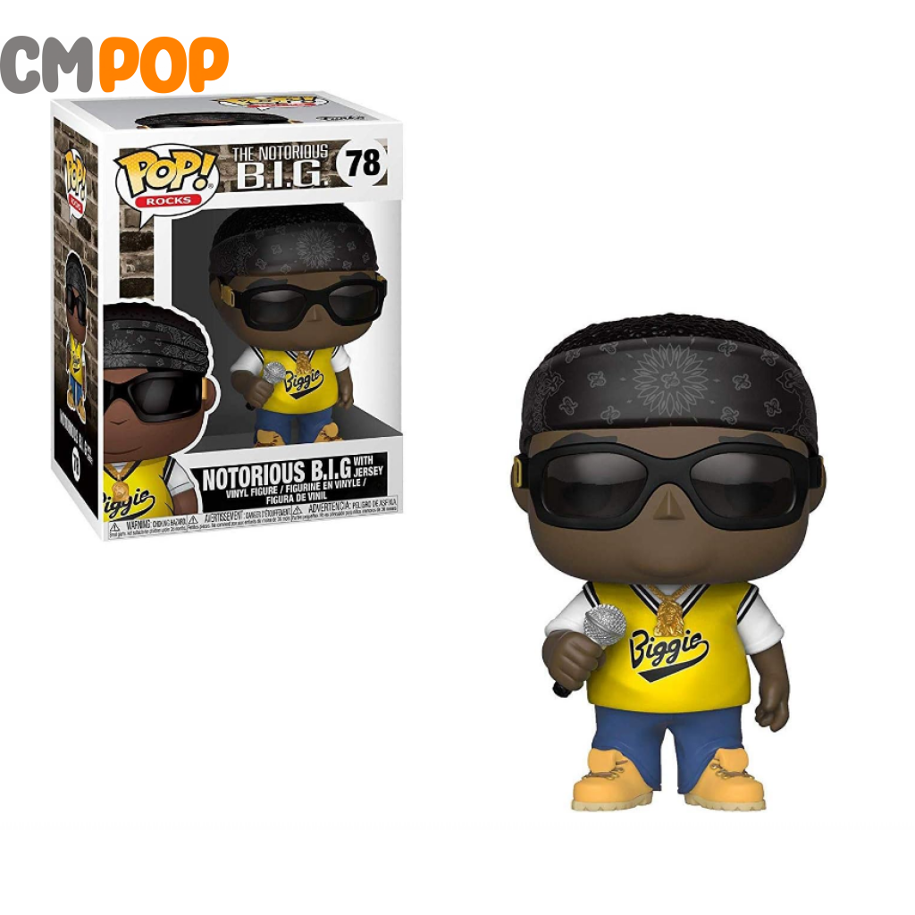 Notorious B.i.g With Jersey - #78 Funko Pop! Rocks Pop