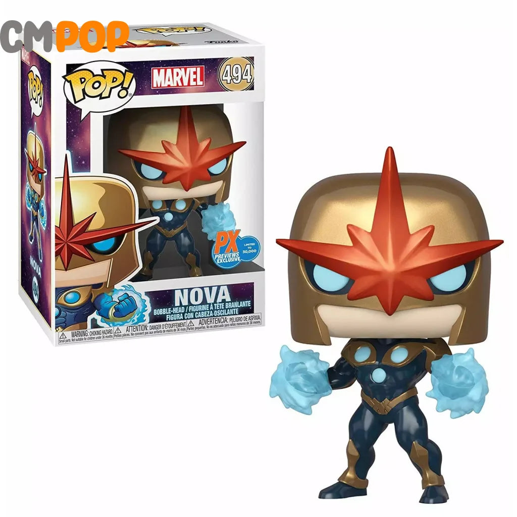 Nova - #494 Funko Pop! Marvel Px Previews Exclusive Pop
