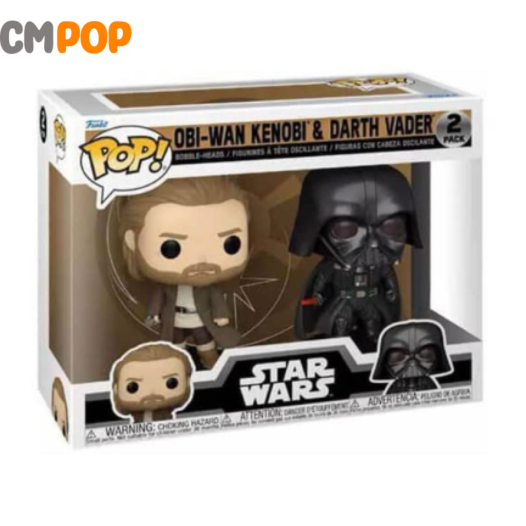 Obi-Wan Kenobi & Darth Vader - 2 Pack Funko Pop! Star Wars Pop