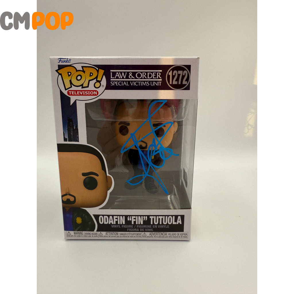 Odafin ’Fin’ Tutuola - #1272 - Funko Pop! - Television - Law & Order Special Victims Unit - Signed by - Certified Pop!