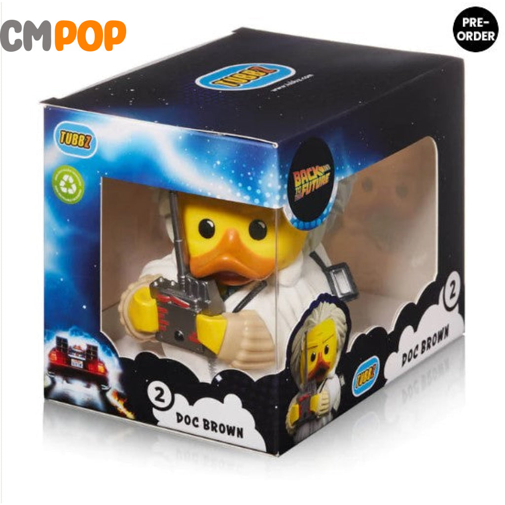 Official Back To The Future Doc Brown - Tubbz (Boxed Edition) × 1 Funko Pop