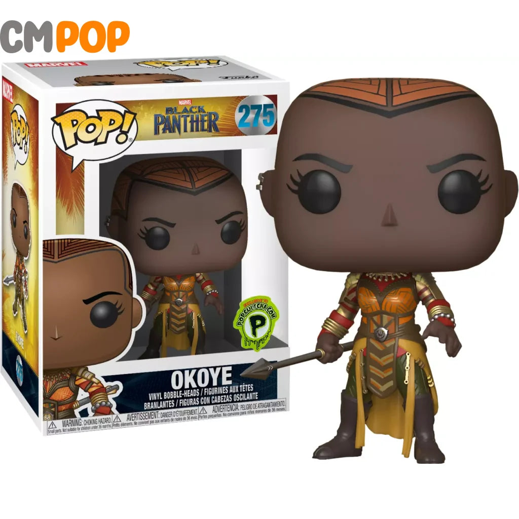 Okoye - #275 Funko Pop! Black Panther Marvel Popcultcha.com Exclusive Pop