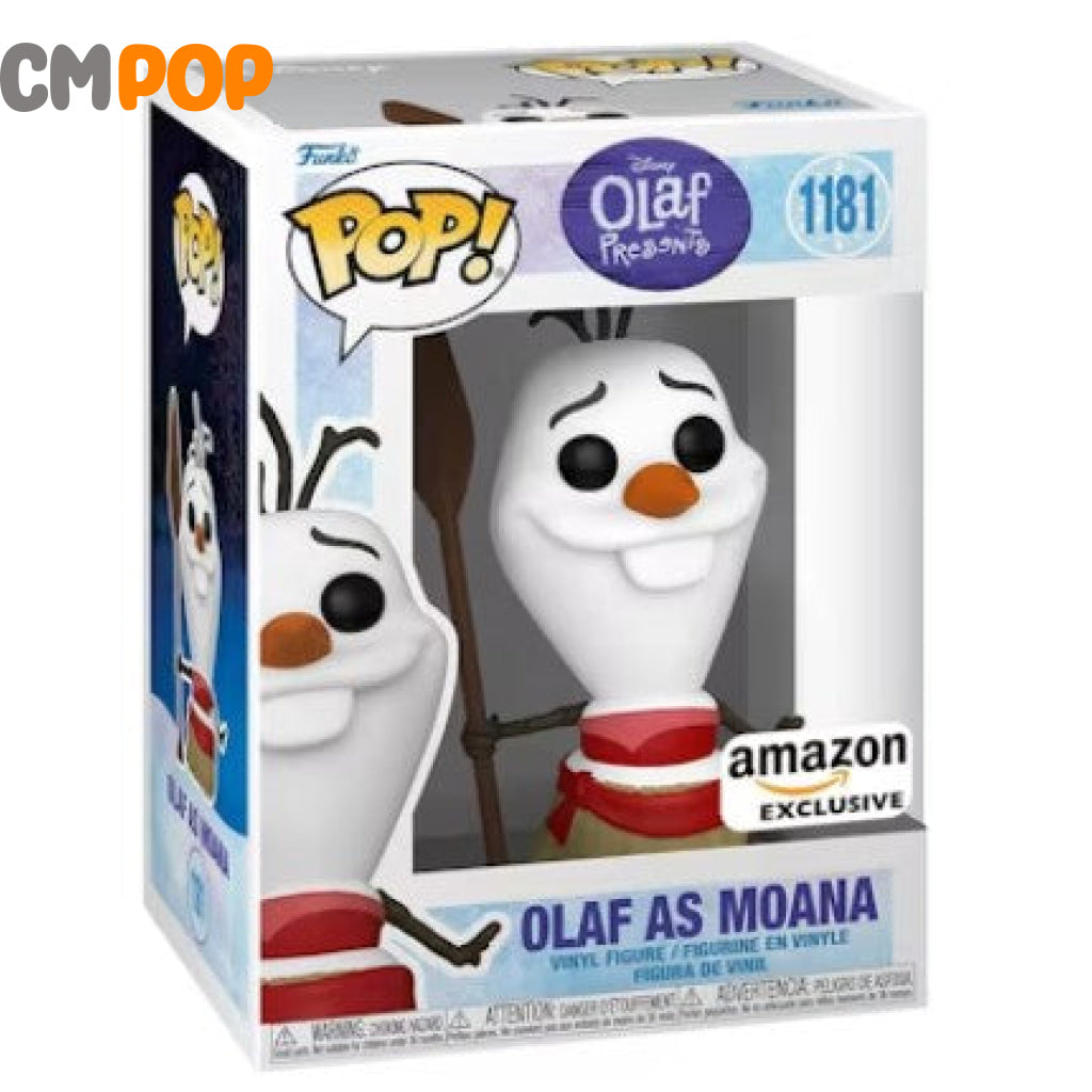 Olaf As Moana - #1181 Funko Pop! Disney Jungle Book Amazon Exclusive Pop