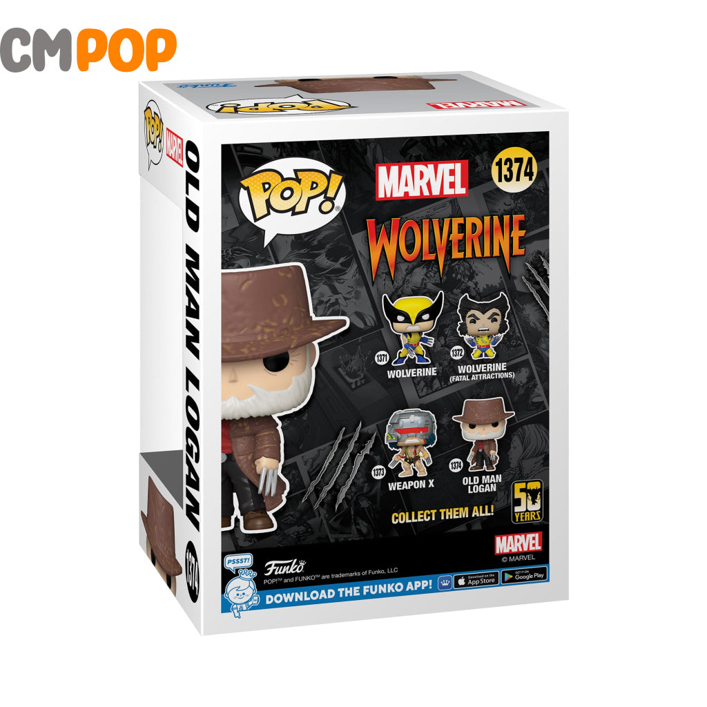 Old Man Logan - 50Th #1374 Funko Pop! Marvel Wolverine Pop