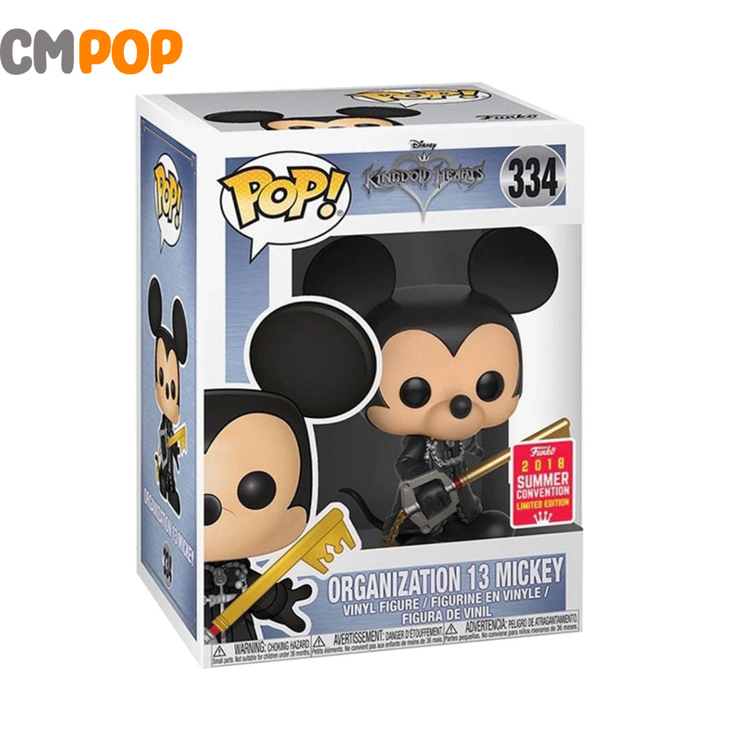 Organization 13 Mickey - #334 Funko Pop! Disney Kingdom Hearts 2018 Summer Convention