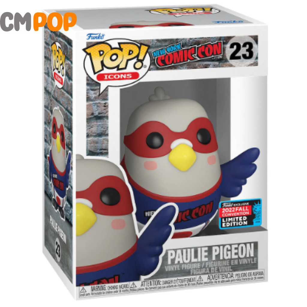 Paulie Pigeon - #23 Funko Pop! Nycc 2022 Stickered Convention Exclusive Pop