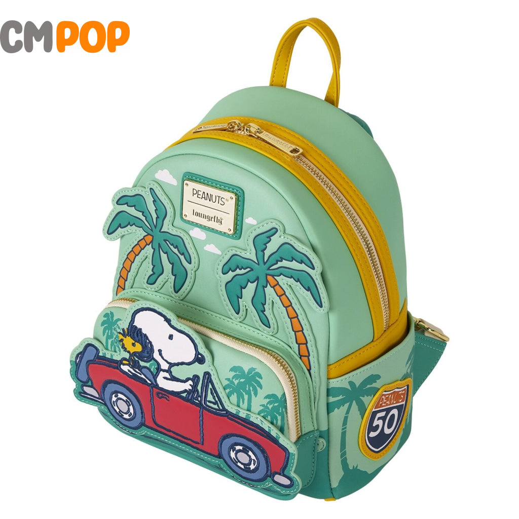 Peanuts Snoopy Road Trip Mini Backpack - Loungefly Loungefly