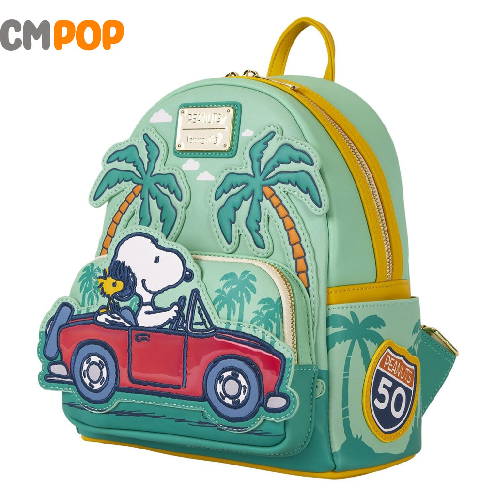 Peanuts Snoopy Road Trip Mini Backpack - Loungefly Loungefly