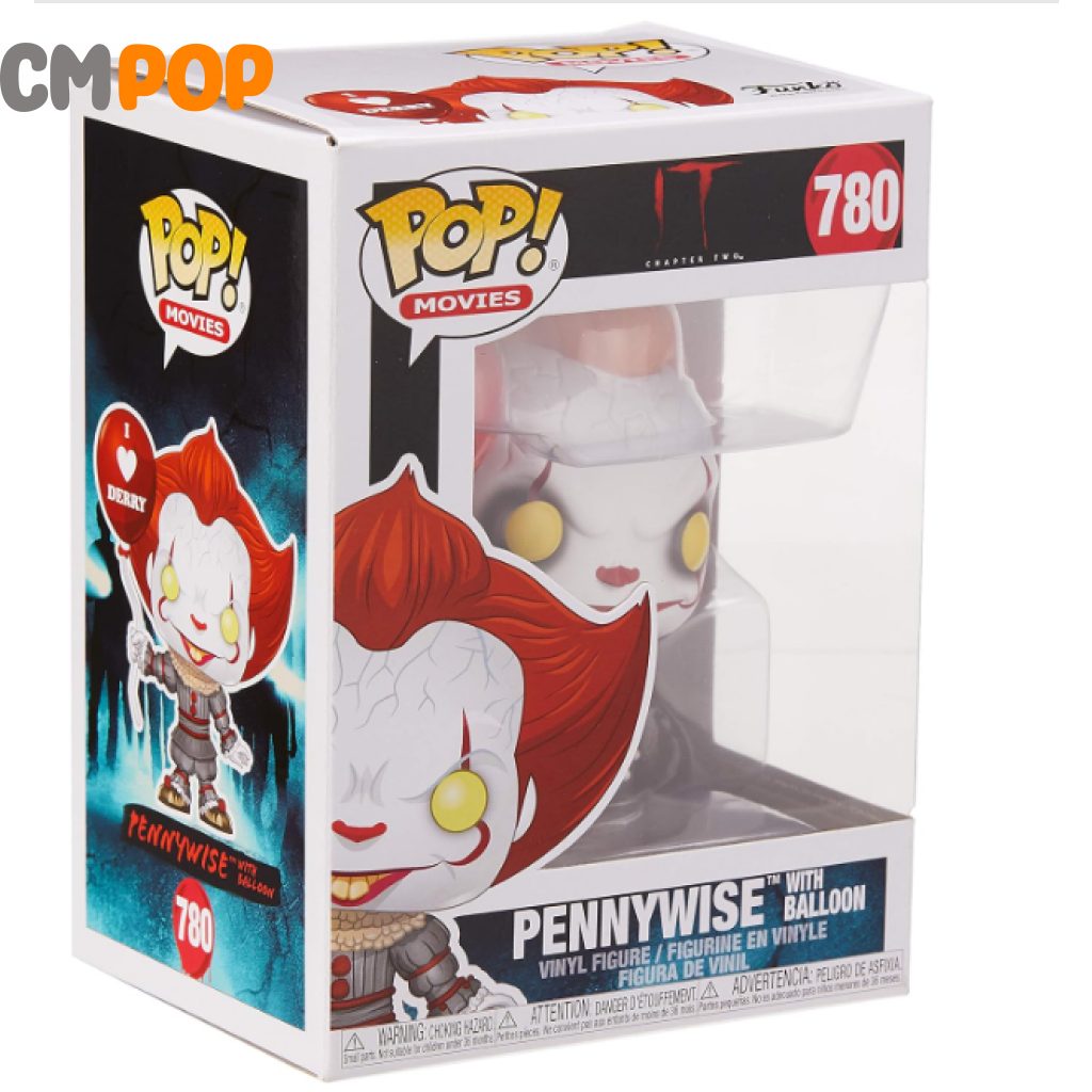 Pennywise With Balloon - #780 Funko Pop! It Horror Pop