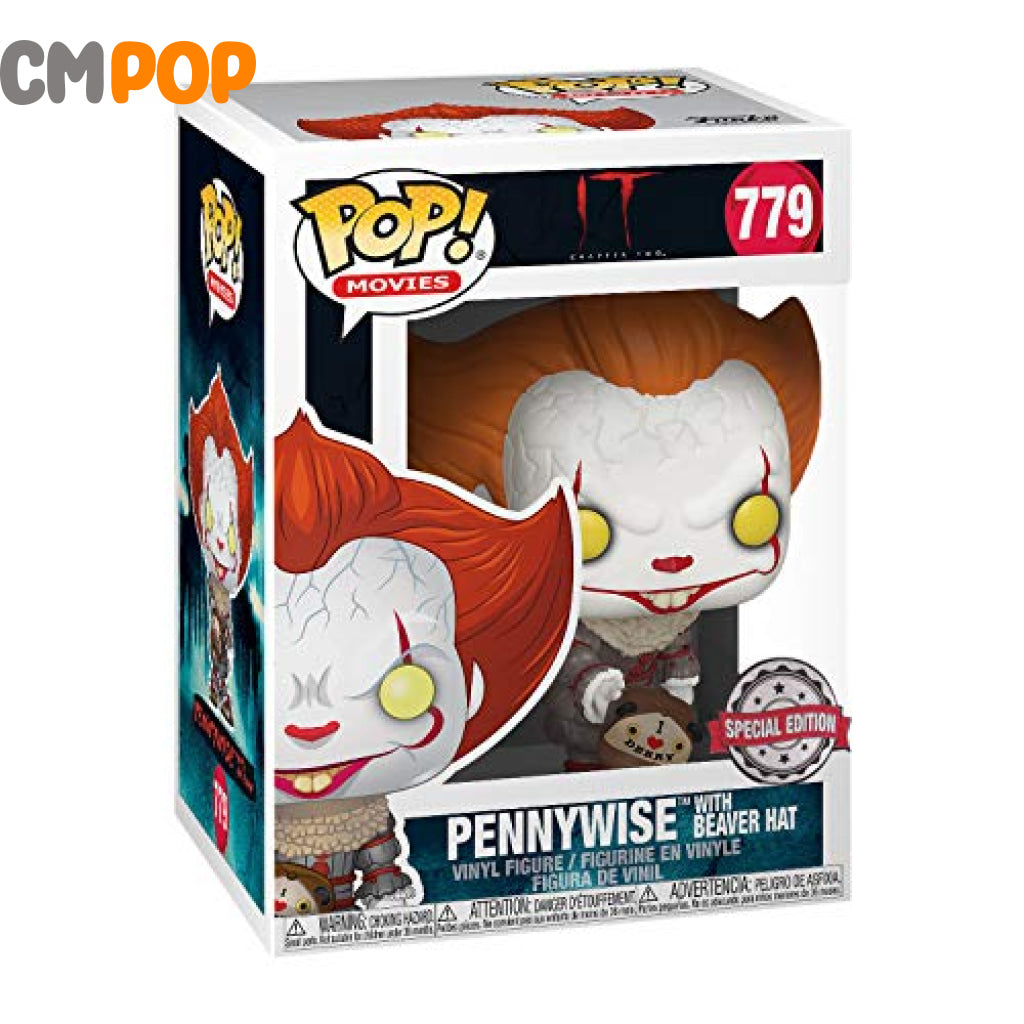 Pennywise (With Beaver Hat) - #779 Funko Pop! Movies It Special Edition