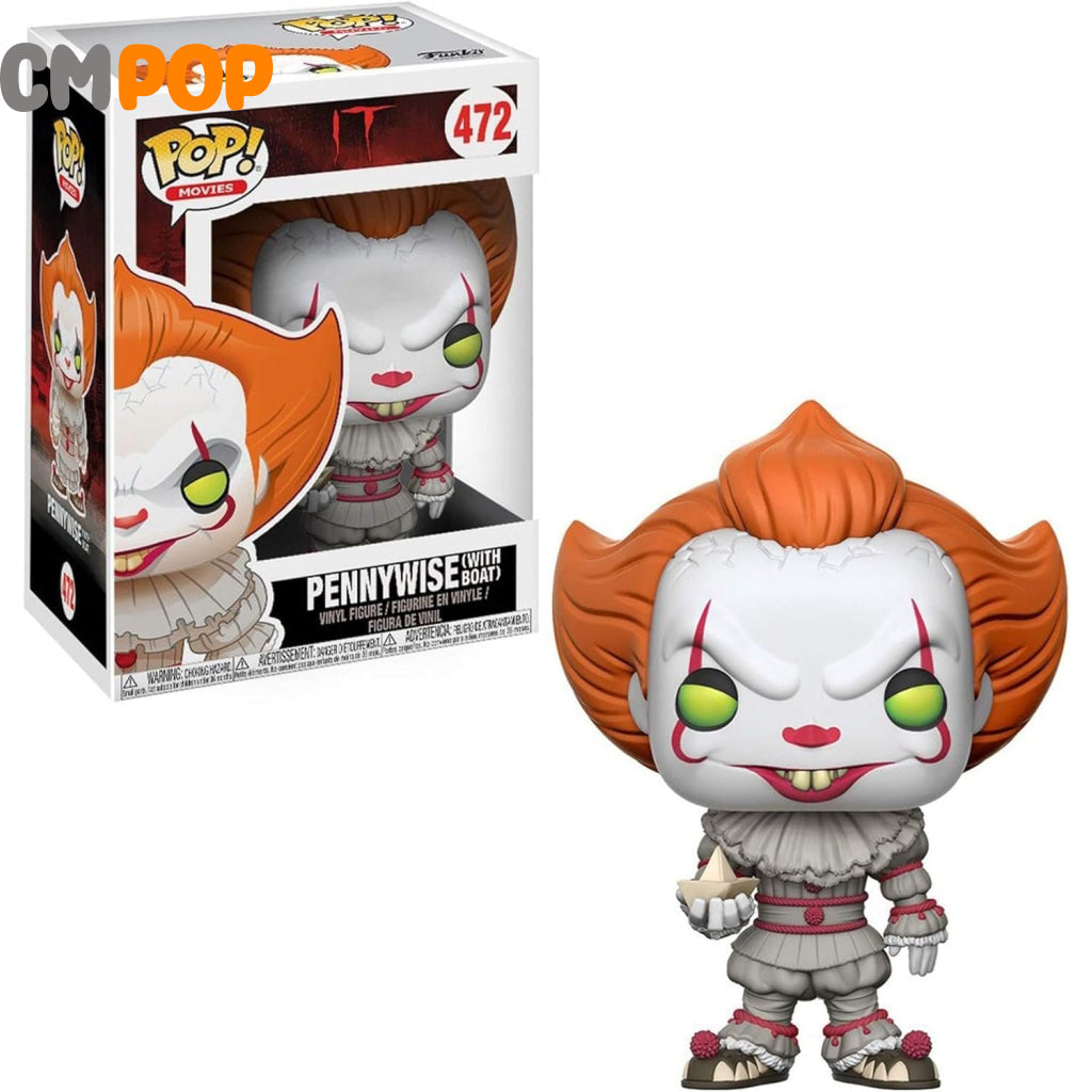 Pennywise (With Boat) - #472 Funko Pop! Movies It