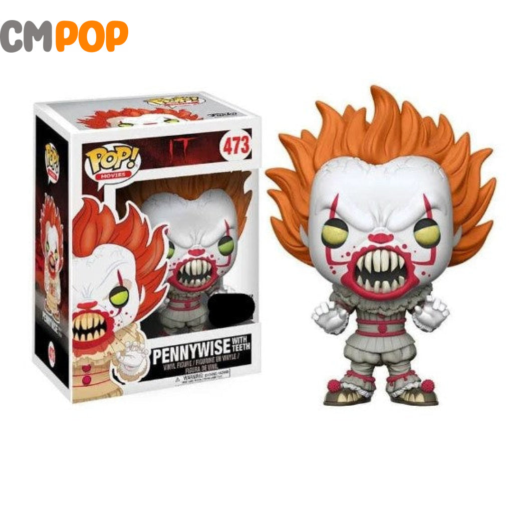 Pennywise (With Teeth) - #473 Funko Pop! Movies It Exclusive