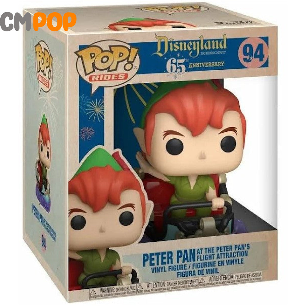 Peter Pan (At The Pans Flight Attraction) - #94 Funko Pop! Pop Rides Disney Walt World 50