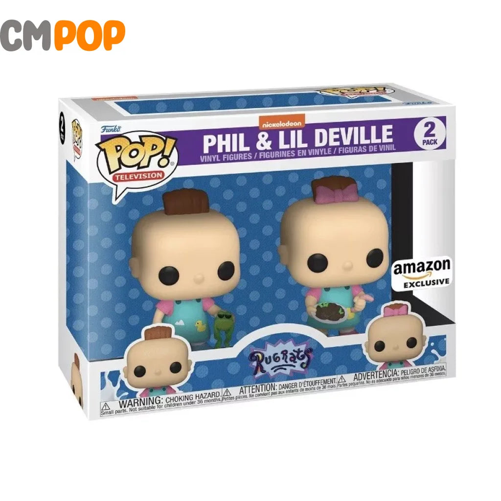Phil And Lil Deville - Funko Pop! Nickelodeon Rugrats Amazon Exclusive Pop