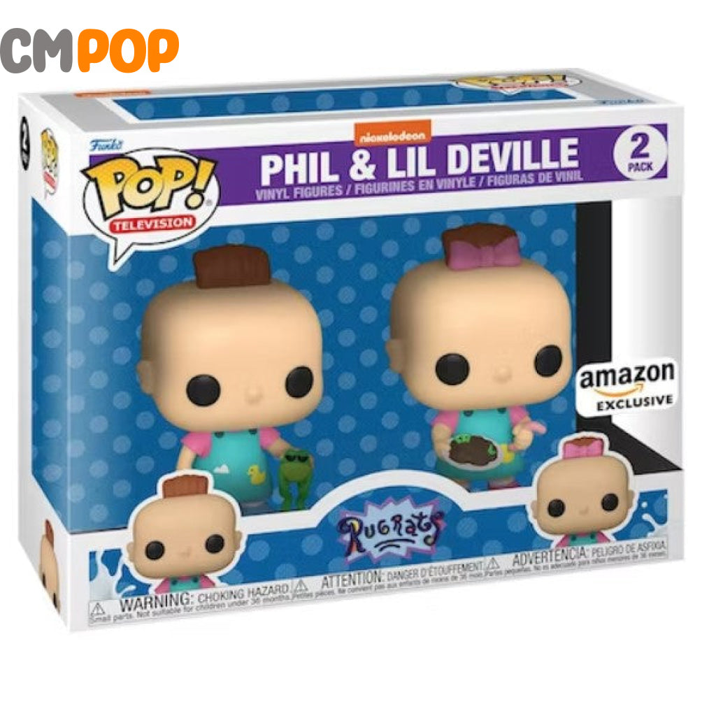 Phil & Lil Deville - Funko Pop! -Amazon Exclusive Rugrats Pop