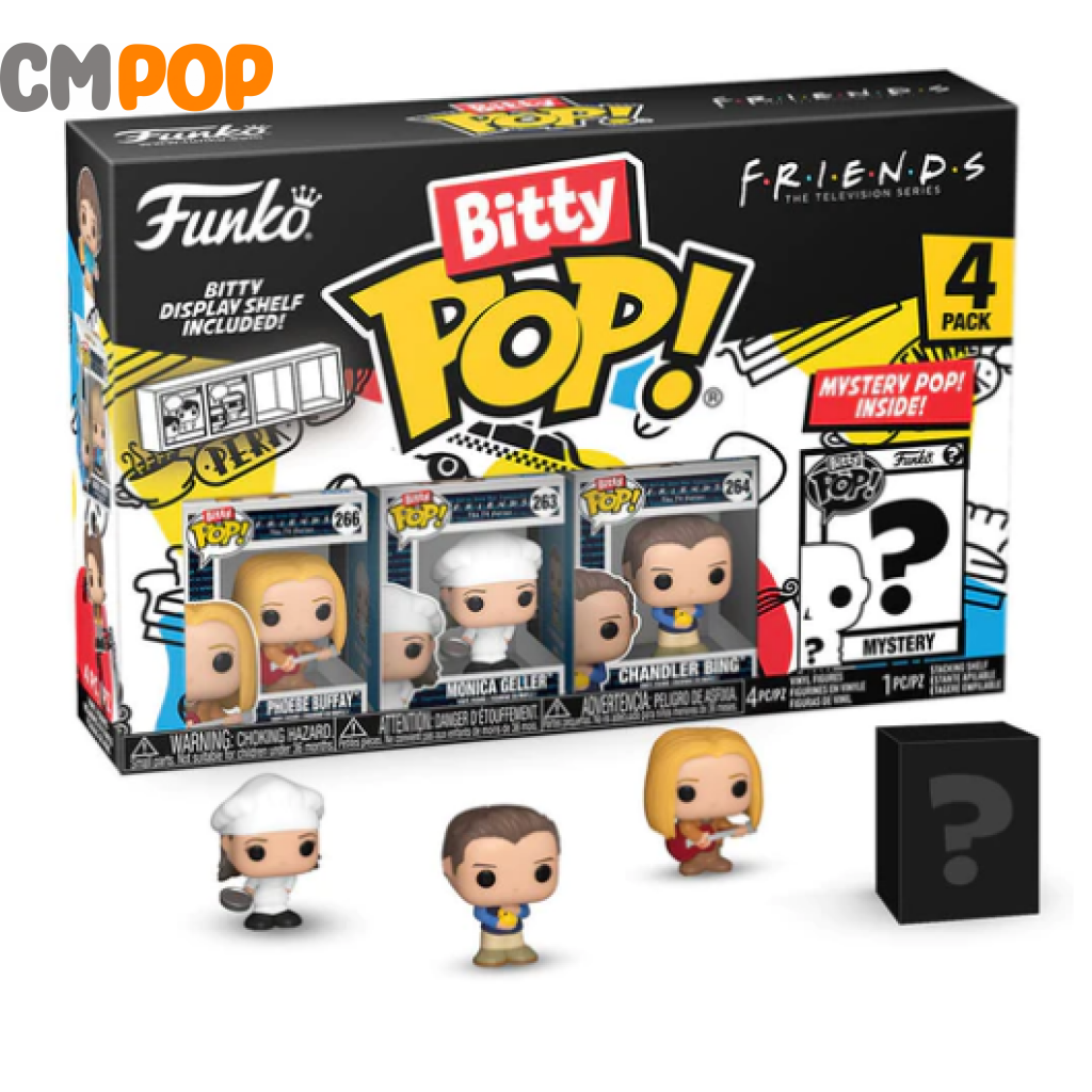 Phoebe -Friends- Bitty Pop 4 Pack Pop! - Funko Friends