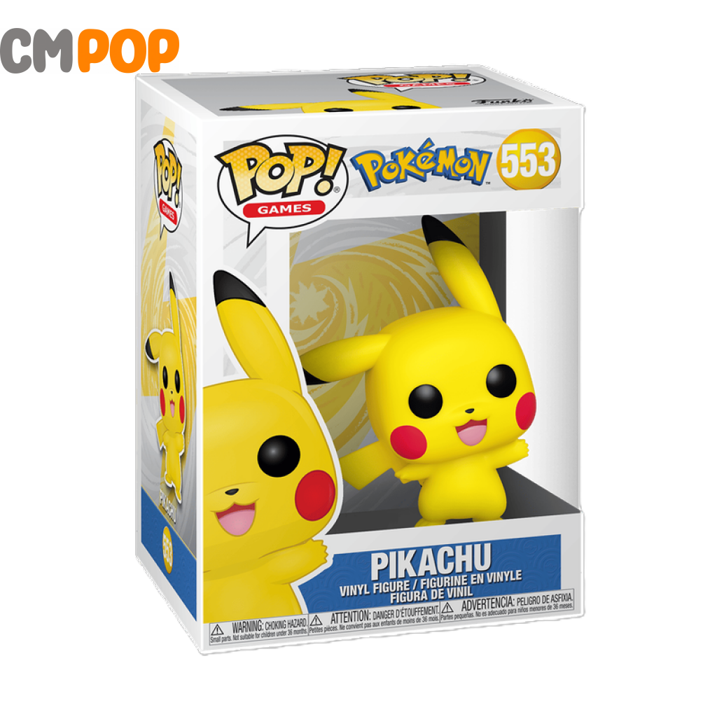 Pikachu (Waving) - #553 - Funko Pop! - Games - Pokemon Funko Pop